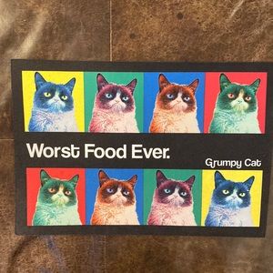 Grumpy Cat floor mat.